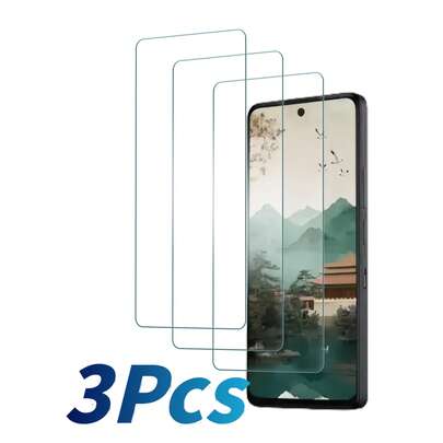 3pcs Full Coverage Tempered Glass Screen Protector For MOTO, Easy Installation, Crystal Clear, Bubble-Free, Scratch & Shatter Resistant, Suitable For