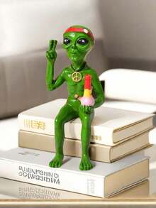 1 chiếc giá treo cốc bia hình người ngoài hành tinh "Người ngoài hành tinh tiệc tùng", tượng người ngoài hành tinh ngộ nghĩnh để trang trí nhà cửa, sân vườn, phòng khách hoặc phòng học, món quà tựu trường tuyệt vời nhất. - Nhiều màu - Xem 14