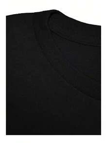 White Buffalo Silhouette Shadow Wild Animal T-Shirt - 黑色 - 查看 5