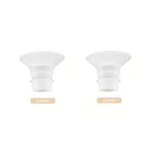 2pcs Transparent Frosted Flange Inserts, Available In 14/16/18/20/22mm, Soft & Skin-Friendly, Suitable For 24mm Flange/Shields Of Momcozy M5/S12 Pro/V1/V2, Spectra, Medela, MomMed, Eufy, Lansinoh, Elvie Breast Pumps - Multicolor - View 11