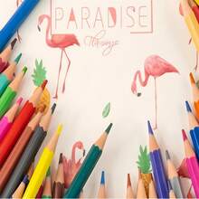 Lápices de colores para niños, suministros de pintura y dibujo de graffiti y dibujos animados, set de lápices de colores creativos para estudiantes de primaria