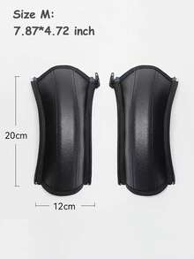 1 Pair Baby Stroller Handle Protective Cover, Universal Stroller Grip Accessories - Black - View 10