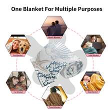 Flannel Throw Blanket With Ocean Theme Shell Coral Design, Soft Cozy Warm Comfortable Lightweight, Romantic Gift For Valentine's Day Anniversary Beach Vacation, Nautical  Relaxing For Couples - màu hỗn hợp - Xem 9