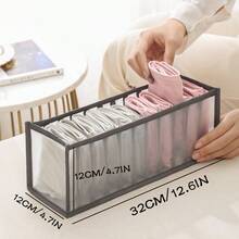 3 Pieces Set Bra Drawer Storage Bag, Underwear Drawer Storage Box, Underwear Storage Box, Wardrobe Storage Box And Storage Box, Mesh Drawer Storage Box, Partition Cabinet, Underwear, Bra Socks Closet Organization And Storage Clothes Organizer Bedroom - Multicolor - View 10