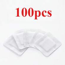 5/15/30/50/100pcs Pack Breathable Self-Adhesive Medical Wound Dressing - Sterile Medical Wound Bandages - Soft Non-Woven Fabric, Suitable For Sensitive Skin, Suitable For Outdoor, Sports, Travel - White Elastic Bandage, Skin-Friendly Material - White - View 15