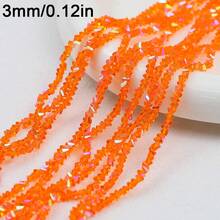 3mm/120.9pcs Colorful Faceted Artificial Crystal Triangle Beads, Suitable For DIY Jewelry Making, Bracelets, Necklaces, Phone Straps And Fashion Decorations - DIY - View 17
