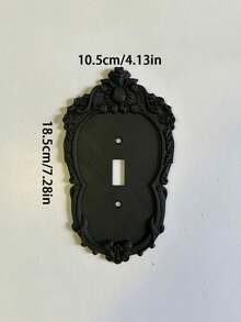 1pc Gothic Victorian Style Light Switch Plate Cover - Easy Installation, No Battery Required, Perfect For Home Lighting Wall Decor Switch Plate, Home Decor, Halloween Decor, Room Decor, Etc. - 1PC - View 12