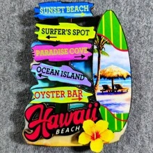 1 件木制复古冰箱贴，带有旧金山、纽约、洛杉矶、迈阿密、波士顿、拉斯维加斯、华盛顿特区、新奥尔良等著名城市地标，家居装饰磁性贴纸，创意礼物，适用于办公室、卧室、厨房、钉板、金门大桥