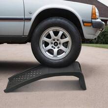 8" Lift Solid Steel Car Ramp 8000 Lbs Capacity, 2000 Lbs Per Ramps, Heavy Duty Truck Ramps For Car Repair Or Vehicle Maintenance, 2 Pack Car Ramps, Black - Black - View 7