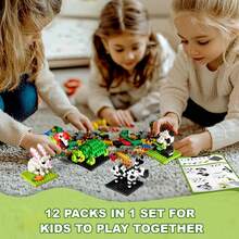 FUN LITTLE TOYS Party Favor For Kids, Mini Animals Building Blocks Sets Goodie Bags Stuffers For Kid, Small Toy Prizes, 12Pack Birthday Party Favor Easter Egg Fillers,Kids Christmas Gifts For Boys Girls - 1 - Xem 4