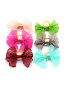 5/10/20/30pcs Cute Solid Color Bowknot Pet Supplies Fashion Pet Dog, Small Dog Accessories, Colorful Bowknot Pet Dog Hair Accessories, Random Style