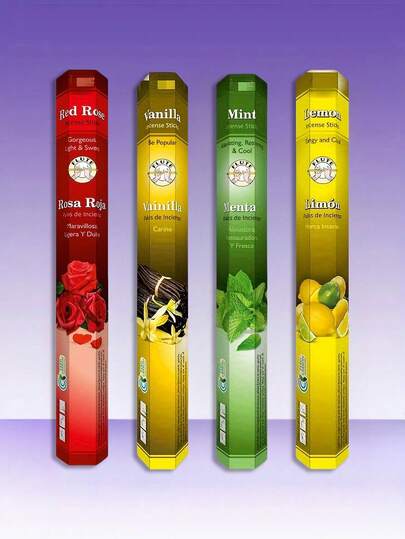 20pcs Incense Sticks - High Quality Handmade Incense Sticks With Incense Holder, Multiple Scents Available, Suitable For Yoga, Meditation, Bathing, Energy Cleansing, Mood Uplift, Dancing, Romantic Nights And Sleep Aid, An Ideal Choice.