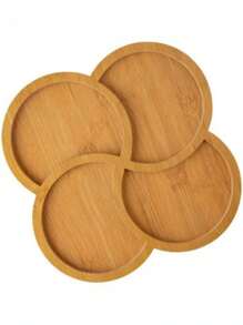 MDF Snack Bowl 30x26cm For Snacks Such As Barbecue Cold Food Clover Tray 4 Compartments Practical And Easy