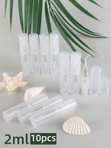 Set de 10 piezas de Atomizadores de perfume desechables de plástico de 2ml/3ml/5ml, Botellas de muestra de fragancias pequeñas, Tamaño portátil para viajes - Multicolor - Ver 10
