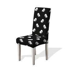 1/2/4/6/100pcs Halloween Print Chair Covers, Cartoon Holiday Atmosphere Decor Dust-Proof Elastic Full Cover Chair Slipcovers For Restaurant, Halloween Decoration, Holiday Party - Multicolor - View 16