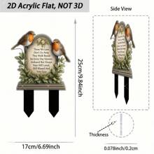 Halloween Grabstein Yard Schilder - 6er Pack Kunststoff Friedhof Deko mit Stäben für den Rasen, Outdoor Gruselszene Requisiten - langanhaltend, ohne Strom, federlos - perfekt für Halloween Party Dekorationen