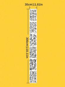 300cm Children's Graffiti Painting Roll With Different Themes, Suitable For Boys And Girls Coloring And Drawing Over 3 Years Old Coloring Roll, Colouring, Frozen, Colouring, Halloween, Water Color, Colouring, Frozen, Stocking Fillers Kids, Colouring, Stocking Fillers Kids, Frozen, Frozen, Coloring,Kids Bean Bag,Rainbow,Kids Face Paint,Back To School - 彩色 - 查看 2