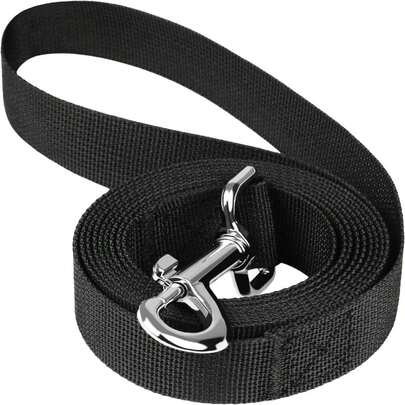 5ft/6ft/10ft Nylon Dog Leash, Easy-To-Use Collar Hook, Durable For Small, Medium And Large Dogs, Suitable For Outdoor Walking, Playing, Camping Or Yard Use