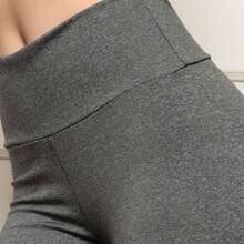 Bermuda Feminina Suplex Cós Alto Academia Fitness Confortável