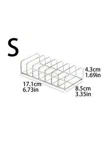 1pc Multi-Compartment Eyeshadow Palette Makeup Organizer Box, Blush Cosmetic Skincare Serum Facial Mask Holder Display Rack, 7-Slot Transparent Glasses Storage Tray