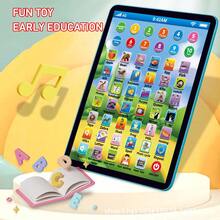 Kids English Learning Pad Toy/Tablet Toy Interactive Toddler Toys With Words Numbers Alphabets Music English Electronic Educational Toy For Preschool Boys & Girls Back To School Gift - Multicolor - View 3