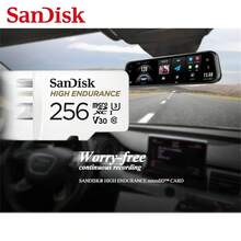 SANDISK Sandisk Micro Sd Card, U3 4K V30 Memory Card, 32G 64G 128G 256G 512G TF Flash Card For Monitor/ Camera/ Driving Recorder, SQQNR