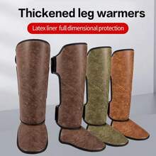 GINGPAI Muay Thai Shin Guards, Kickboxing Leg Guards With Foot Protection, Thick MMA Leg Pads For Taekwondo - Multicolor - View 3