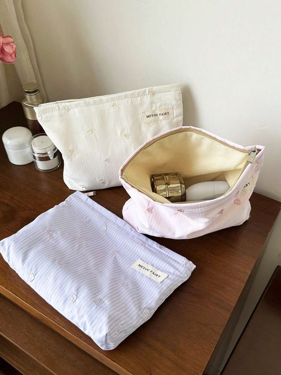 MEYOU FAIRY AGG 女用小清新尺寸化妝包，內袋，便攜旅行盥洗包，手提包，多功能護膚品收納包，女性衛生棉收納袋，送給媽媽或女友的禮物，學生筆袋
