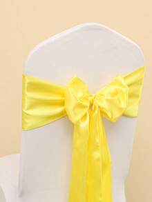 10/1 Set Faja de satén para silla, Camino de mesa decorativo, Adecuado para sillas de boda, Lazo, Atadura de silla, Adecuado para fiesta de cumpleaños, despedida de soltera, fiesta de boda y todas las correas de fijación de sillas de fiesta, Decoración de mesa, Decoración de sillas de lugar de eventos, Decoración de sillas de sala de conferencias de hotel, Decoración de lazos en la parte trasera de las sillas del lugar de la boda, Adecuado para múltiples escenarios