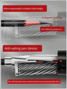 1pc Mechanical Pencil Sharpener With Double Holes, Manual Rotary Sketch Pencil Sharpener, Suitable For Students And Teachers