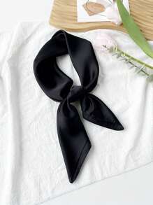 1pc Handkerchief Plain Neck Scarf For Women Small Shawls Wraps Bandana Head Scarfs 70x70CM Square Headband Hijab Scarves