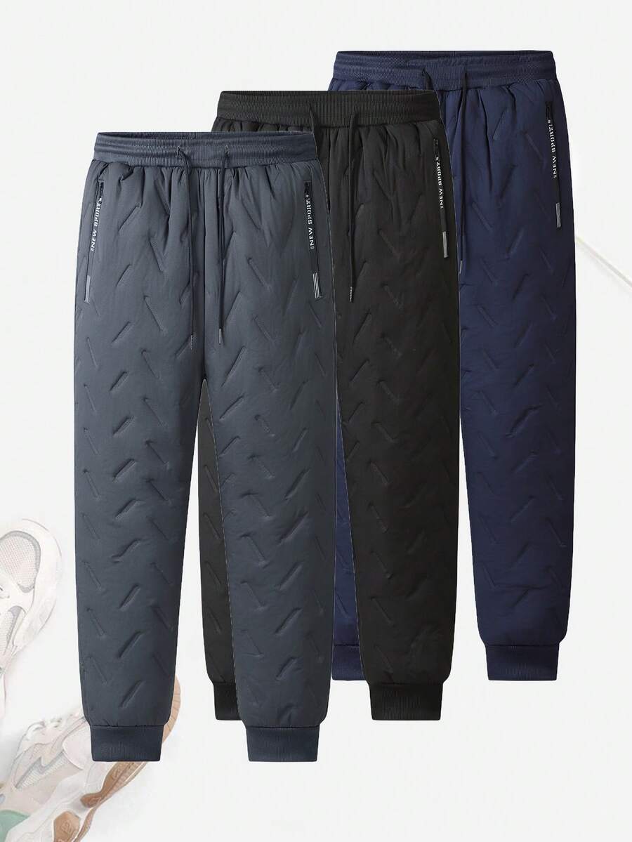 Women's High-Waisted Thermal Fleece Leggings - Winter Warm Yoga Pants, Stretchy Workout Joggers For Running & Gym - 灰色 - 查看 1