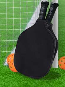 Cross-Border Pickleball Racket Cover, Neoprene Beach Racket Cover, Universal Solid Color/Printed Chloroprene Pickleball Paddle Cover - Multicolor - View 3