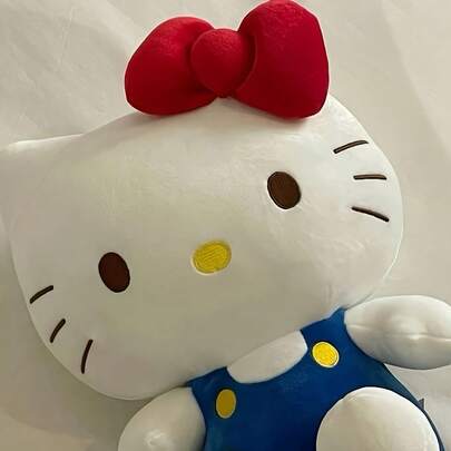  3 件 Sanrio Hello Kitty 毛绒玩偶，可爱 KT 猫毛绒动物情侣毛绒枕头，家居装饰，沙发/书桌摆件，节日/生日礼物