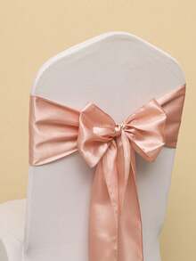 10/1 Set Faja de satén para silla, Camino de mesa decorativo, Adecuado para sillas de boda, Lazo, Atadura de silla, Adecuado para fiesta de cumpleaños, despedida de soltera, fiesta de boda y todas las correas de fijación de sillas de fiesta, Decoración de mesa, Decoración de sillas de lugar de eventos, Decoración de sillas de sala de conferencias de hotel, Decoración de lazos en la parte trasera de las sillas del lugar de la boda, Adecuado para múltiples escenarios