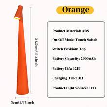 1 Stück kreative, minimalistische Atmosphäre Tischlampe, kabellose USB-Ladelampe für verschiedene Szenarien mit drei einstellbaren Helligkeitsstufen, lange Akkulaufzeit
