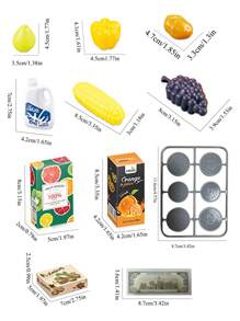 Grocery Store Pretend Play Electronic Toy Kids Cash Register- STEM Cash Register Toy For Kids, Play Money, Cashier Register For Kids, Grocery Supermarket Playset Play Cash Register - Multicolor - View 3