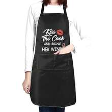 Funny Apron Adjustable Cooking Kitchen Chef Apron Funny Bib Aprons For Women Men-553325 - Kissthecook - View 2