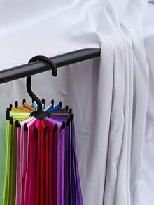 360° Rotating Multi-Functional Closet Organizer Hangers With Anti-Slip Hooks For Scarves, Belts, Ties, Bras, Tank Tops, Towels, And Bags – Space-Saving Storage Rack For Clothes, Dresses, Pants, Shoes, Skirts, And Accessories – Versatile Wardrobe And Drawer Organizer For Bedroom, Bathroom, Kitchen, Balcony, Dorms, And Apartments - Multicolor - View 9