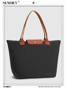 NEWHEY 女士单肩托特包，尼龙手提包，可折叠周末流浪包 - 彩色 - 查看 2