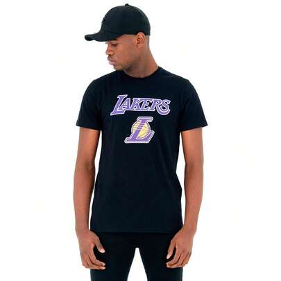 New Era Los Angeles Lakers Men's T-Shirts Black
