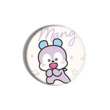 1个，防弹少年团周边徽章条，卡通可爱胸针徽章