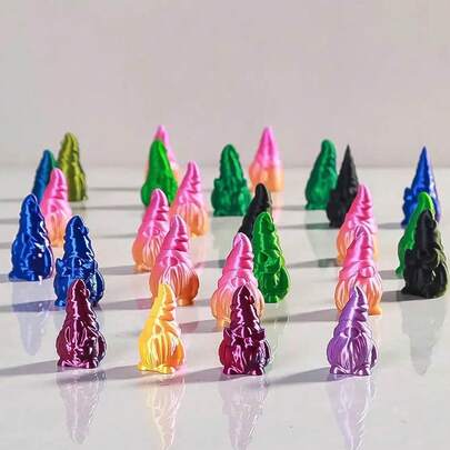 10/20/100 szt. Miniaturowych figurek drukowanych w 3D, ozdoby do ogrodu i domu, figurki na biurko, kolekcjonerska sztuka ogrodowa, odpowiednie do użytku na zewnątrz i wewnątrz, świąteczne wypełniacze do skarpet, wypełniacze do piniat, prezenty urodzinowe, dekoracje pokoju