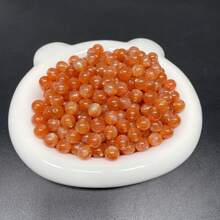 50pcs Dreamy Spring And Summer Starry Sky Fine Glitter Resin Round Beads Scattered Beads Handmade DIY Beaded Bracelet Materials