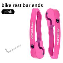 Lightweight Hollow Aluminum Alloy Mountain Bike Handlebar Grips, Integrated Rest Grip