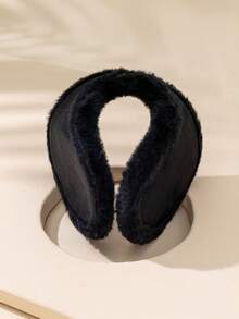 Nauszniki męskie 1 szt., minimalistyczny, krótki, pluszowy, zintegrowany design, ciepłe i wygodne, jesień/zima