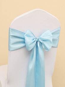 10/1 Set Faja de satén para silla, Camino de mesa decorativo, Adecuado para sillas de boda, Lazo, Atadura de silla, Adecuado para fiesta de cumpleaños, despedida de soltera, fiesta de boda y todas las correas de fijación de sillas de fiesta, Decoración de mesa, Decoración de sillas de lugar de eventos, Decoración de sillas de sala de conferencias de hotel, Decoración de lazos en la parte trasera de las sillas del lugar de la boda, Adecuado para múltiples escenarios