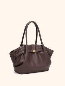 JW 中号女士时尚单肩包、斜挎包、多功能特别版、优雅耐用大容量饺子/蛤壳托特包