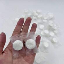 500 片便携式毛巾、一次性压缩毛巾、露营湿巾和卫生纸，非常适合户外露营和徒步旅行 - 彩色 - 查看 3