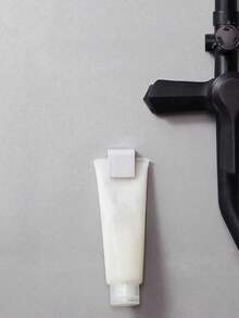 1 Piece Punch-Free Wall Mounted Toothbrush Holder With Cover, Electric Toothbrush Storage Rack, Toothpaste Holder, 2/5/6 Slot Self-Adhesive Toothbrush Organizer, Bathroom Storage Accessories (White), Back To School Home Bathroom Decor - Multicolor - View 7